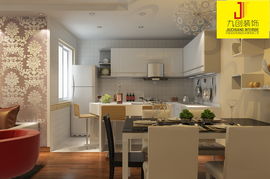 现代简约二居室78平米5万预算装修案例——中国铁建国际城